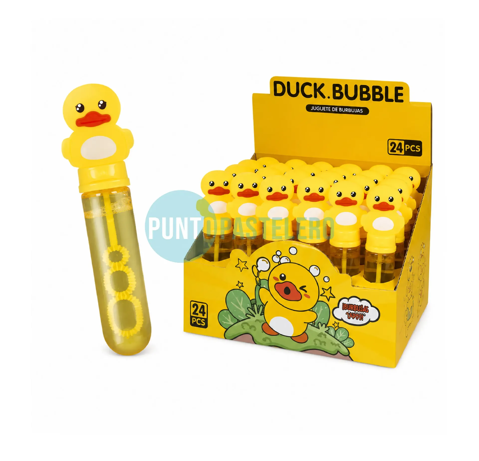 BURBUJERO PATITOS 10 CM (X 24 U.)