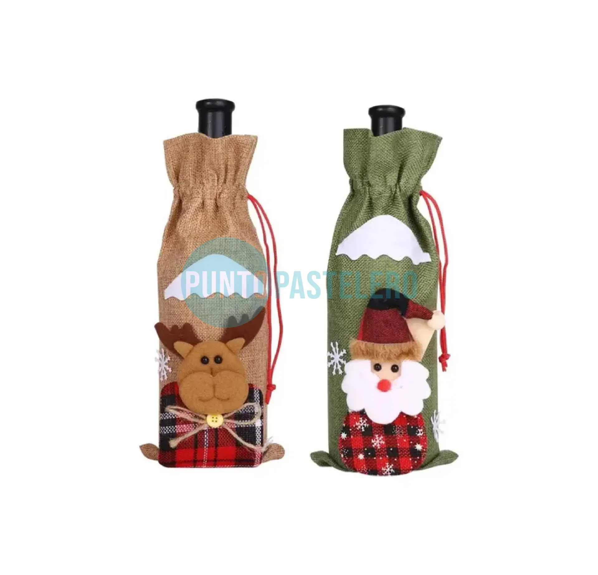 CUBRE BOTELLA NAVIDEÑO PAPA NOEL (PARTY STORE)