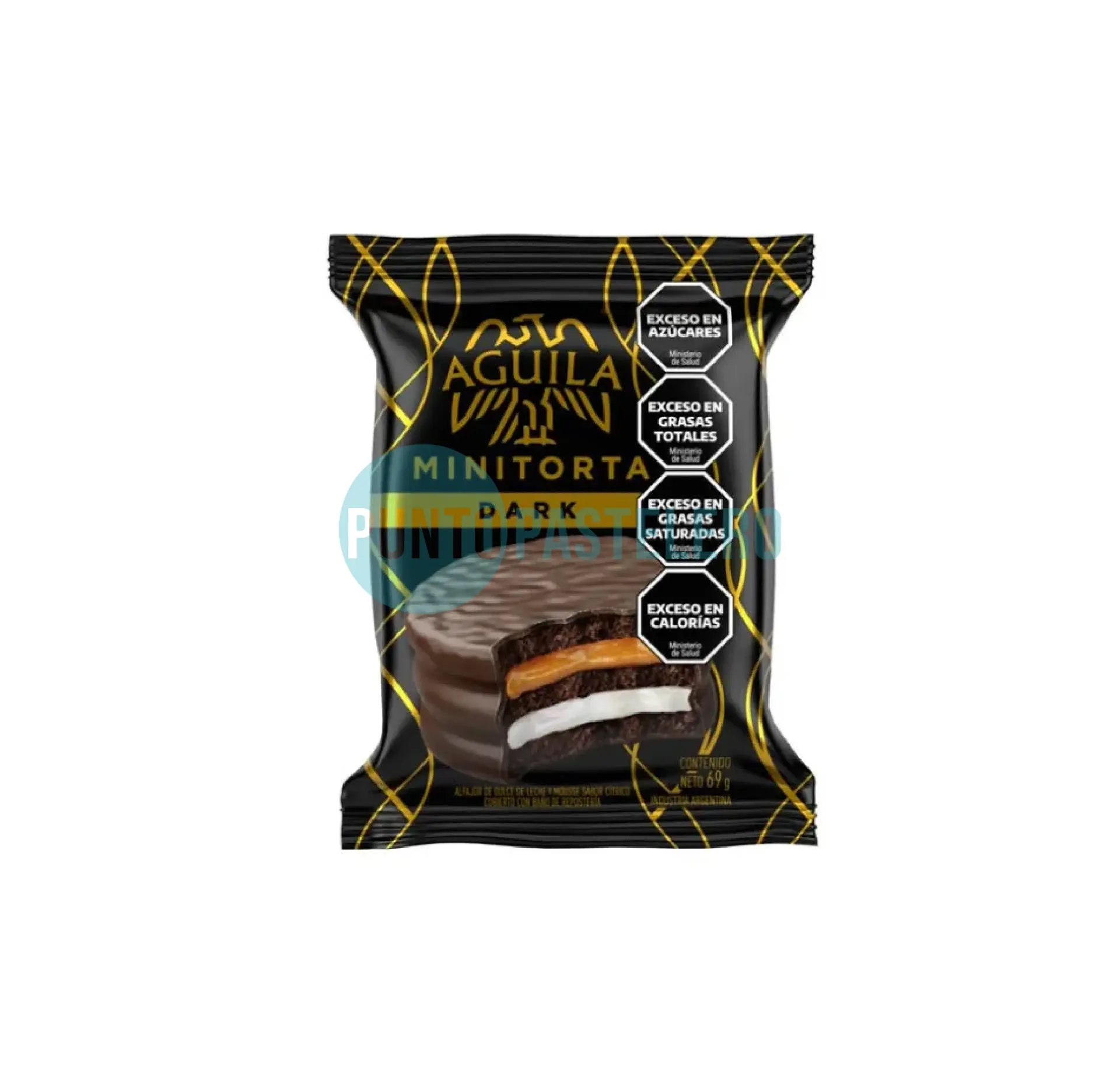 [7790040137578] ALFAJOR MINITORTA AGUILA DARK (X 69 GR.)
