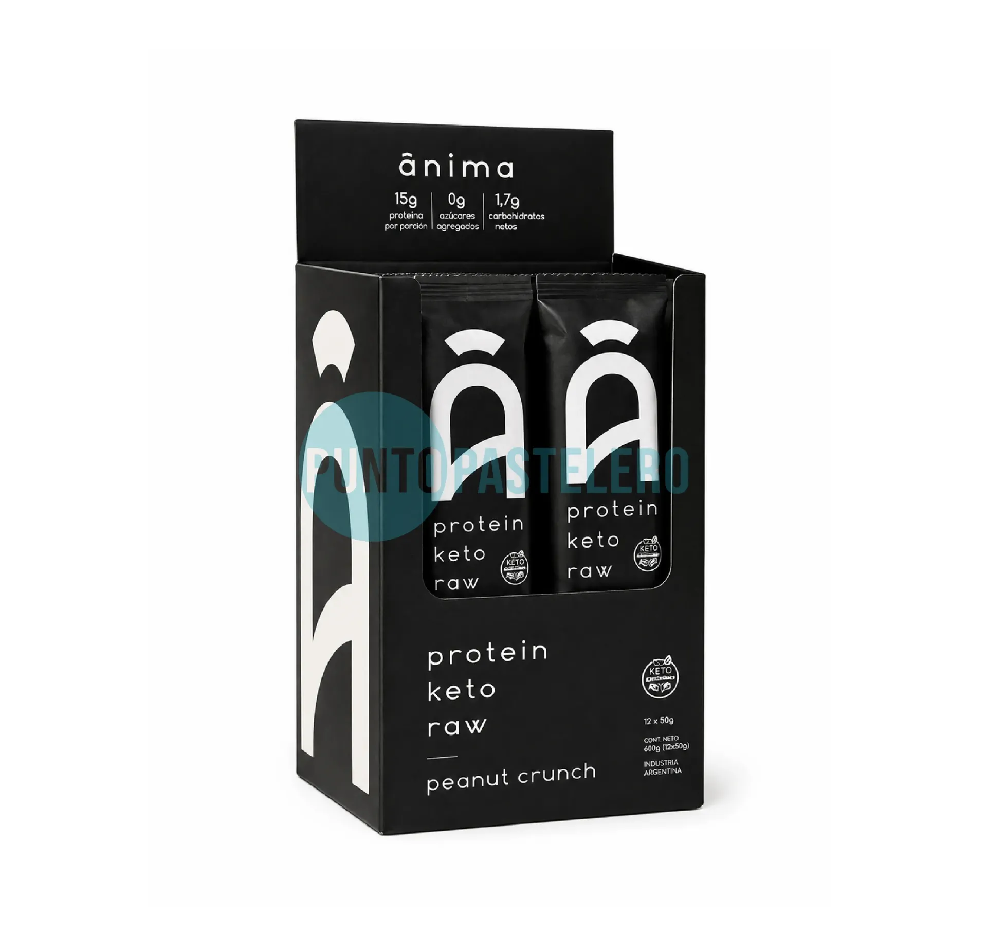 BARRA PROTEICA ANIMA PEANUT CRUNCH (KETO) (50 GR.)