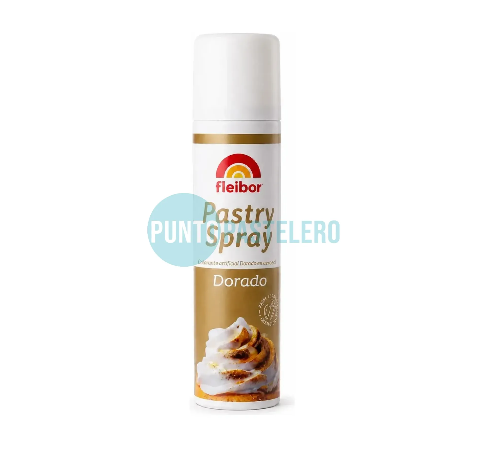 COLORANTE SPRAY DORADO COMESTIBLE FLEIBOR (X 50 GR.)