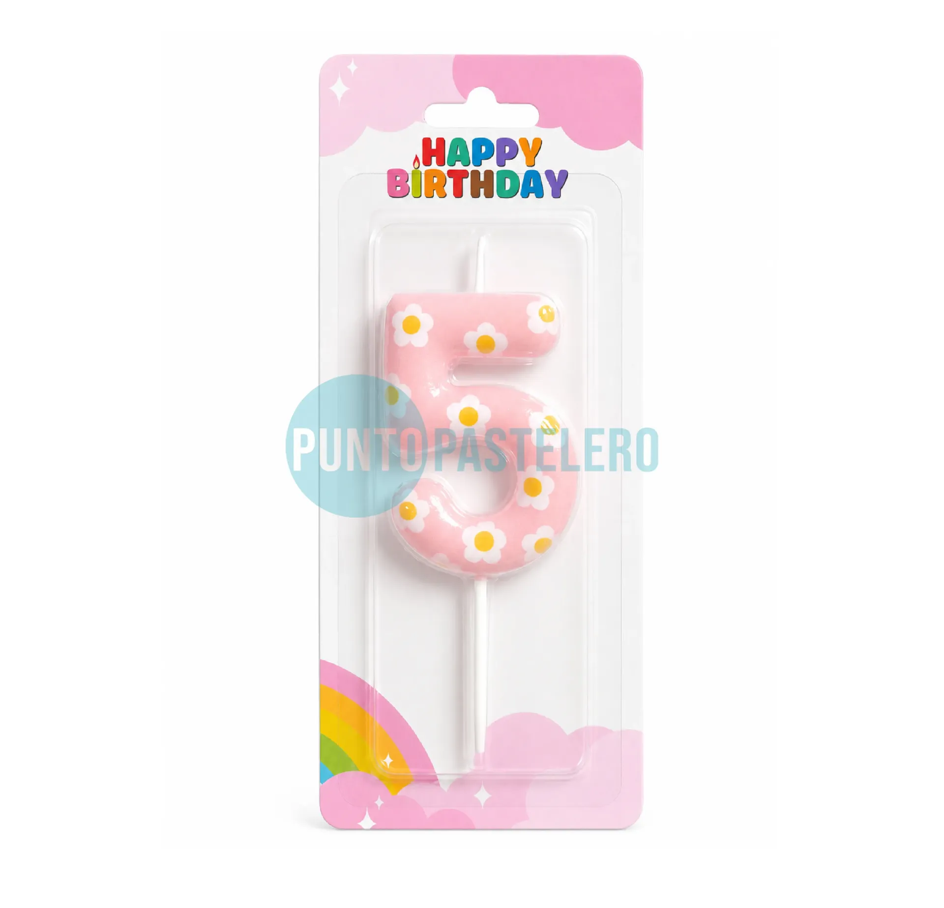 VELAS NUMERO "LITTLE DAISY" (N° 5)
