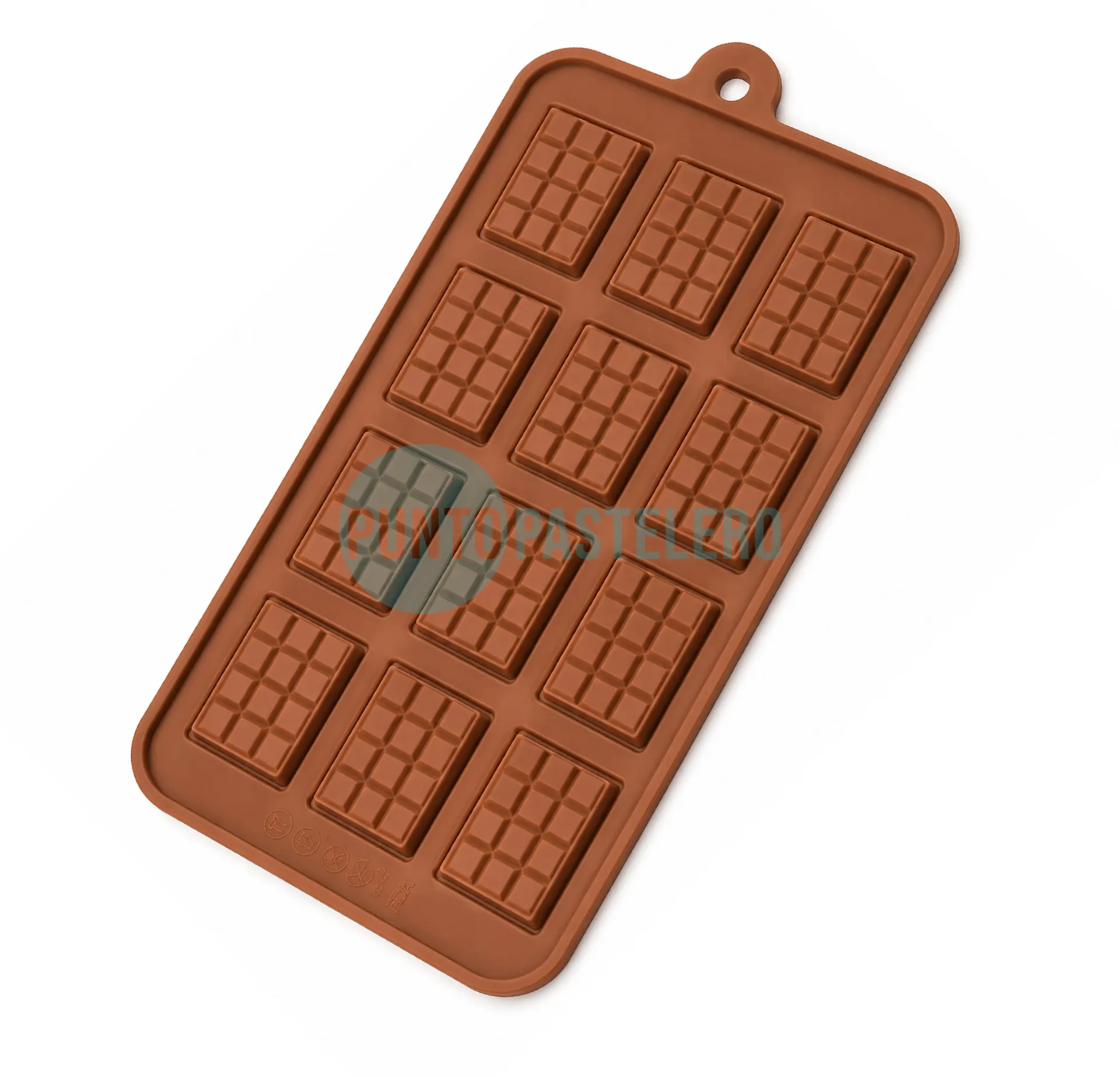 [6912345000000] MOLDE DE SILICONA 12 CHOCOLATINES (10B5) [P]