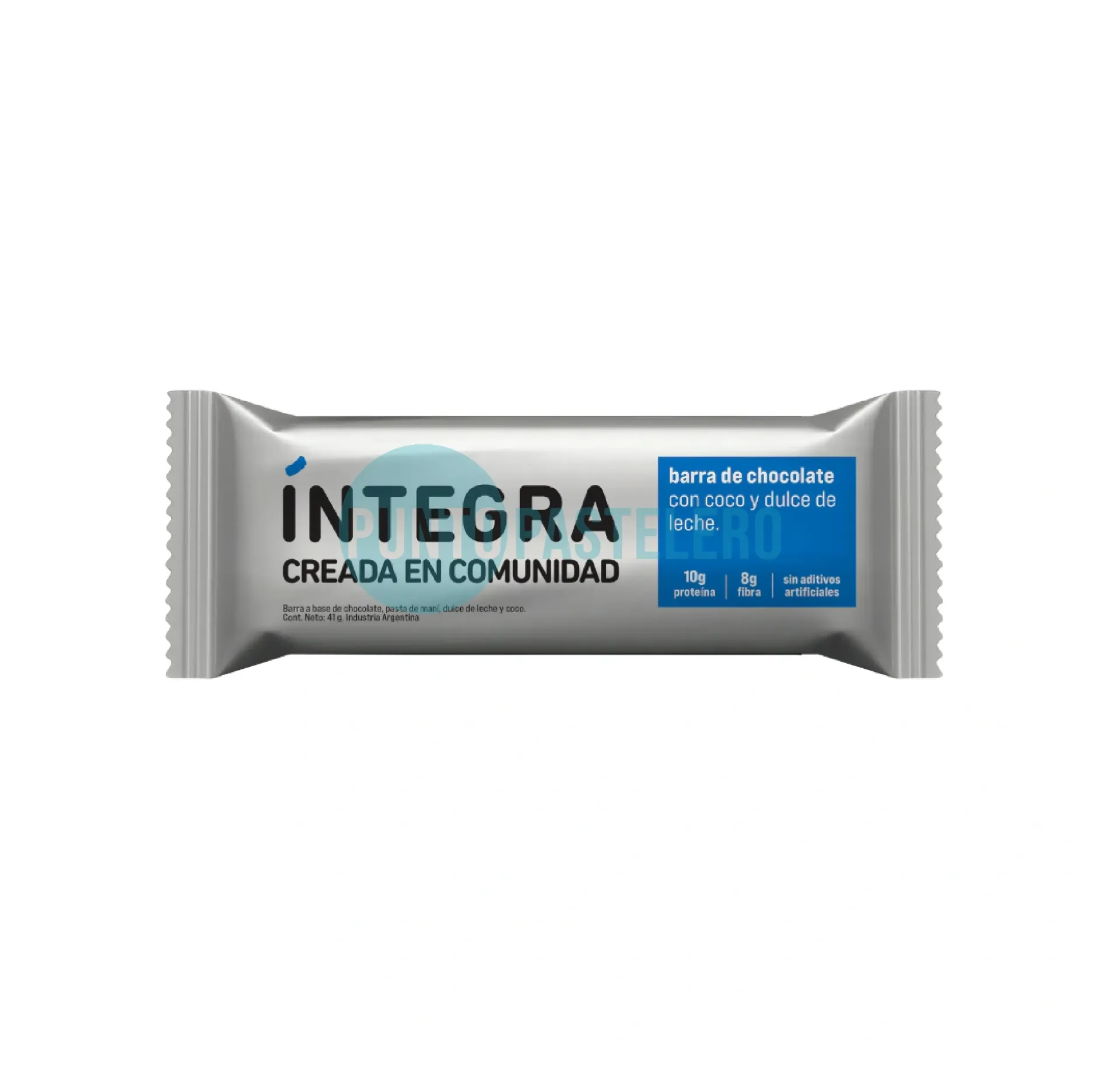 BARRA DE CHOCOLATE INTEGRA COCO CON DULCE DE LECHE (X 41 GR.)