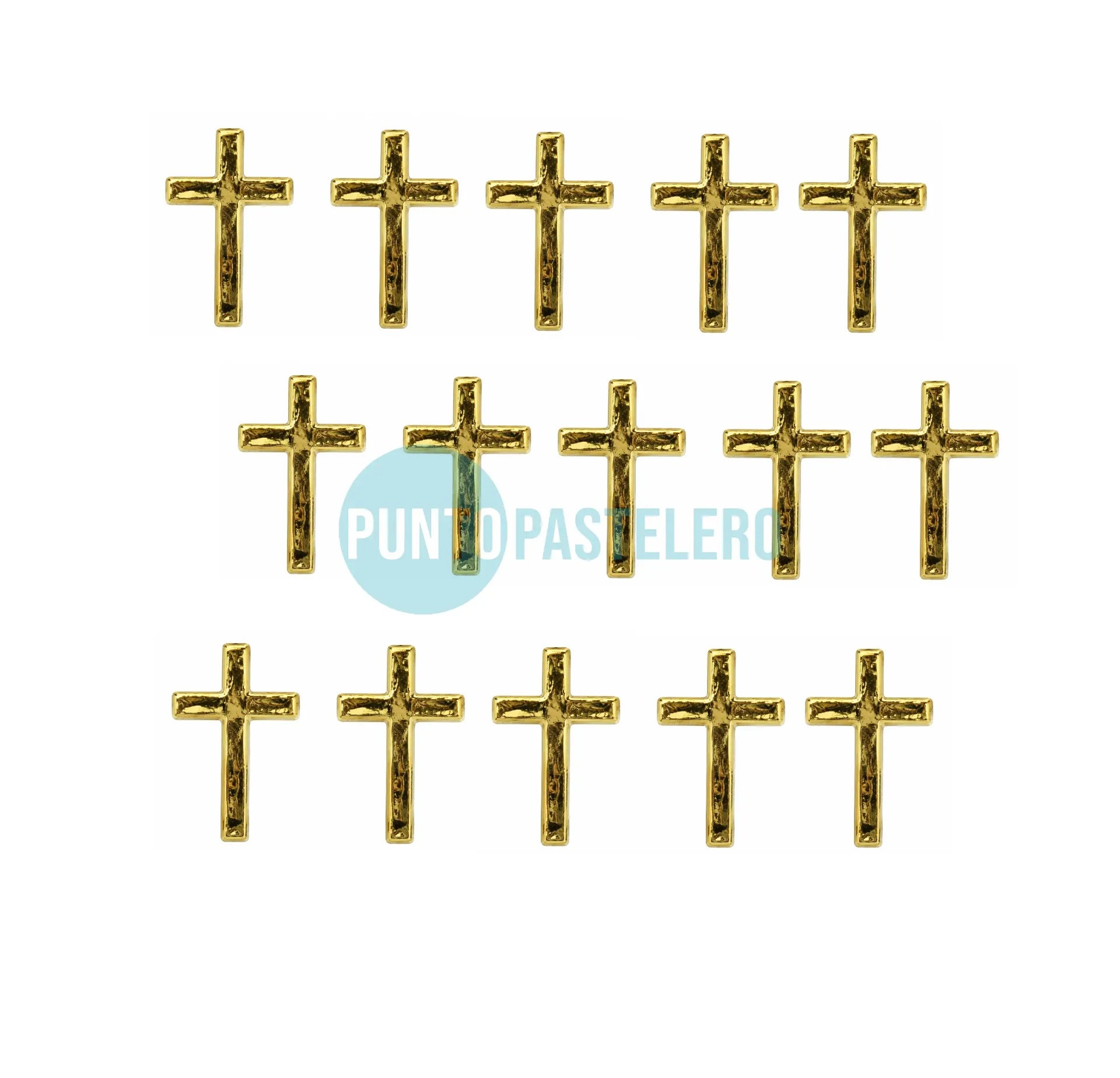 [000000053815] APLIQUE CRUZ DORADA (X 100 U.)