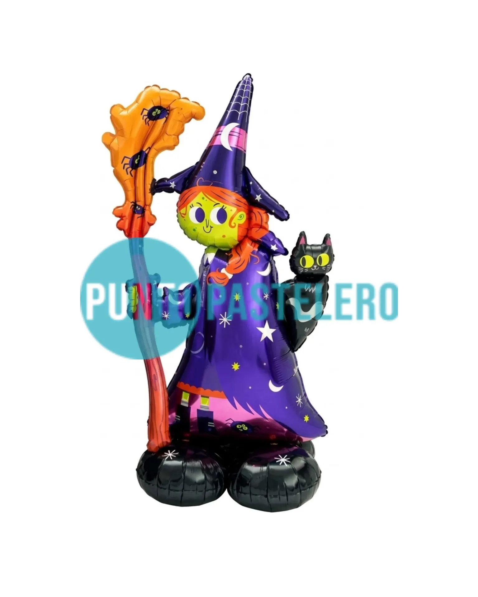 GLOBO METALIZADO SOMBRERO BRUJA (66 CM) [P]