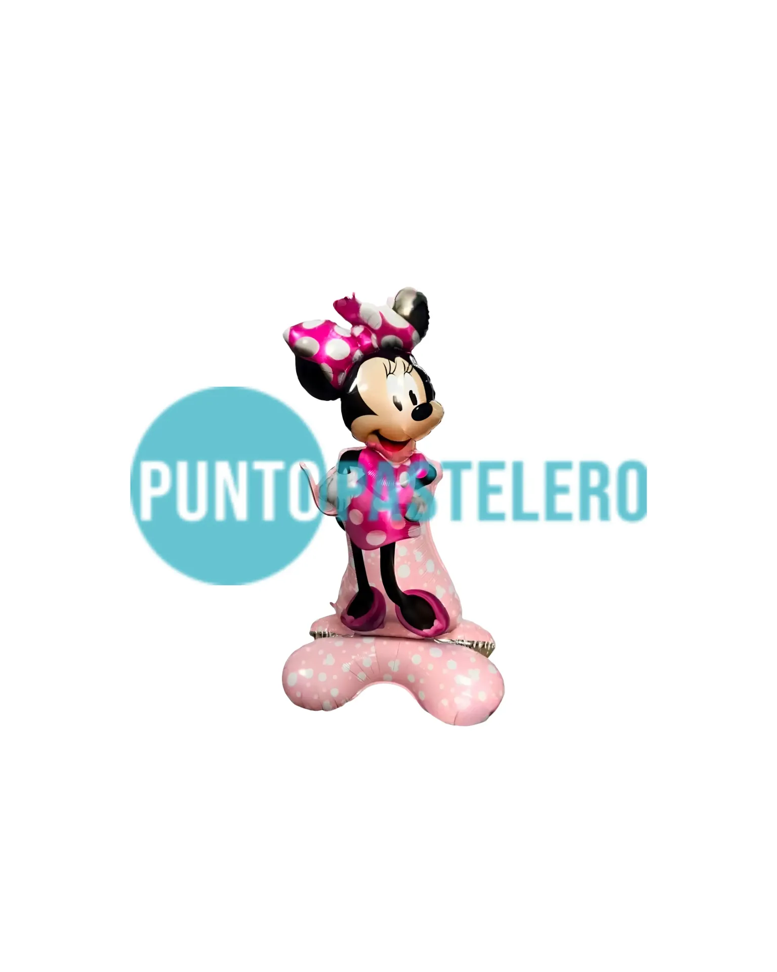 GLOBO METALIZADO MINNIE CON BASE (45 CM) [P]