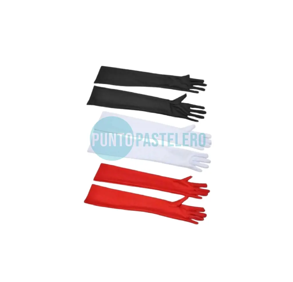 [7799088003258] GUANTES LARGOS BLANCO (PARTY STORE)