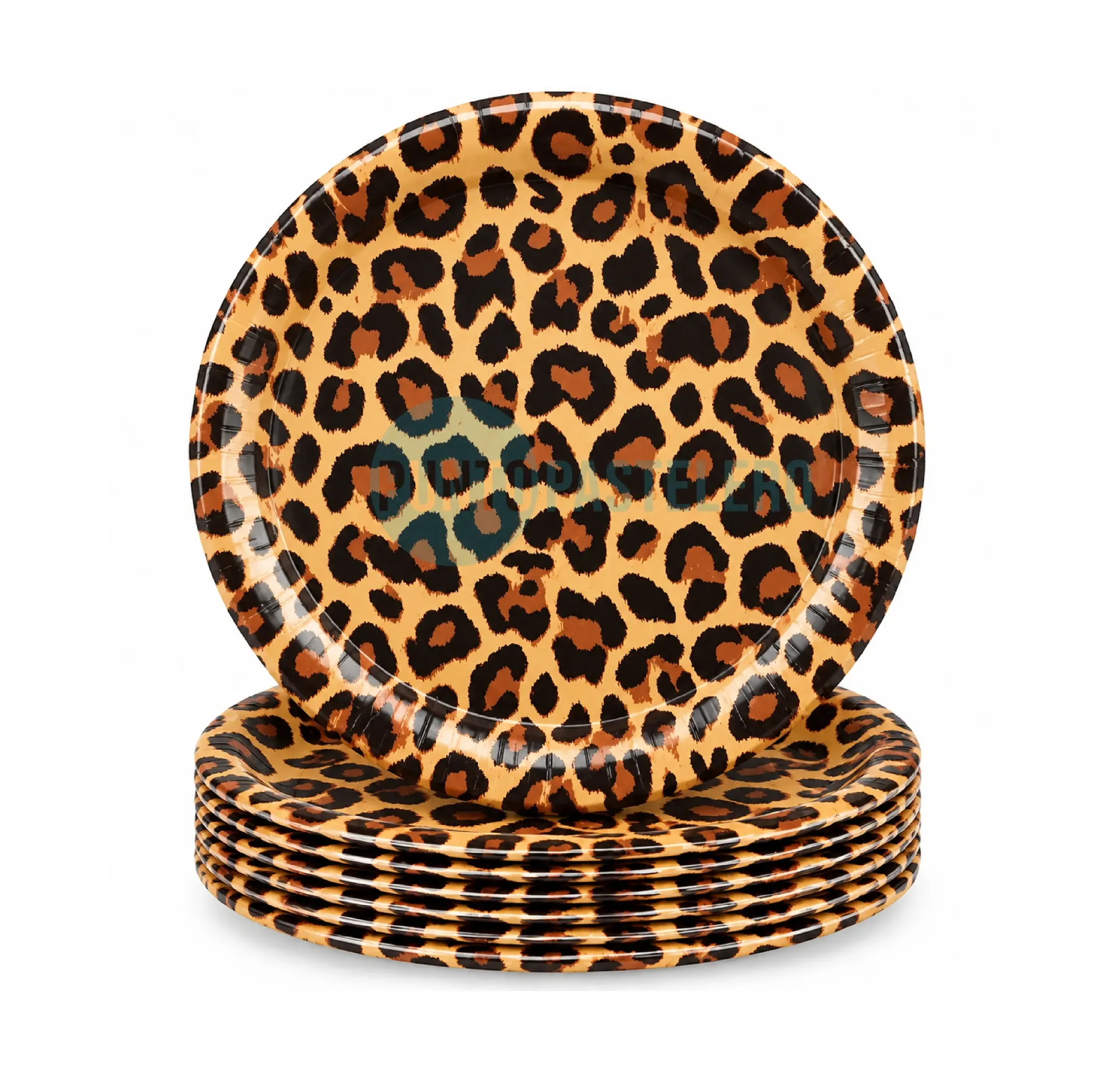 PLATO POLIPAPEL ANIMAL PRINT (8 U.)
