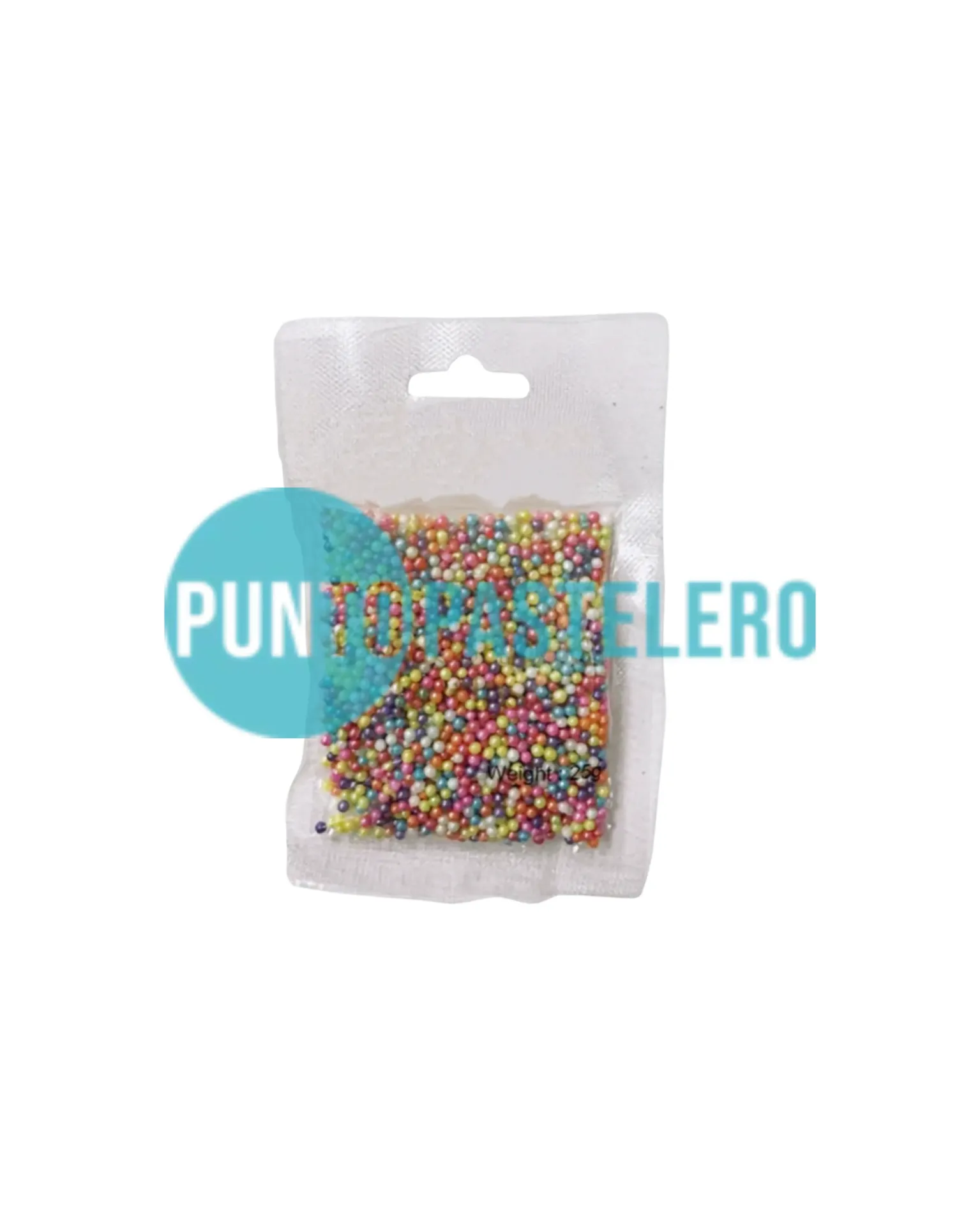PERLAS COMESTIBLES MULTICOLOR 2 MM (25 GR)