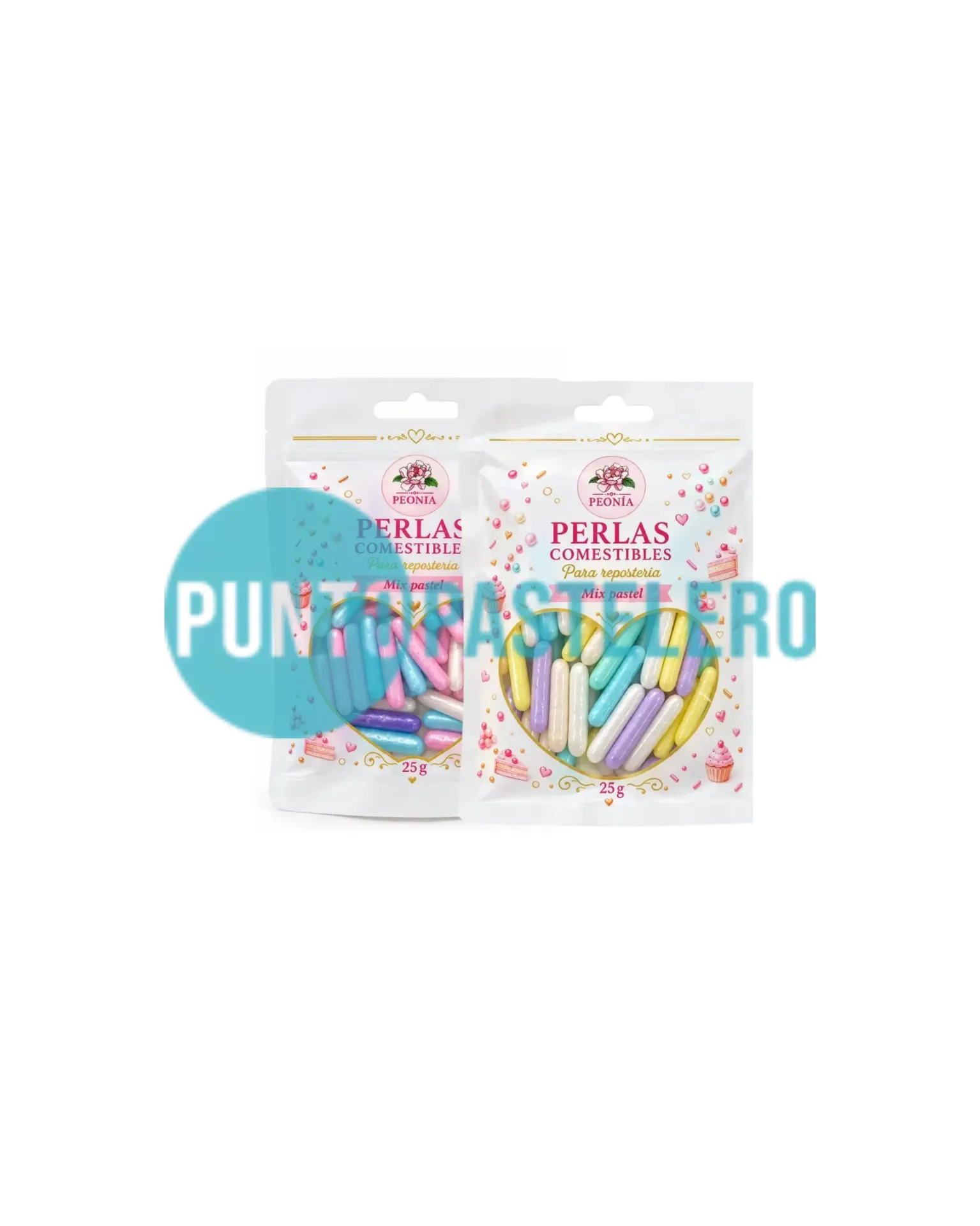 MIX SPRINKLES COMESTIBLES PALITOS ROBS PASTEL (25 GR)