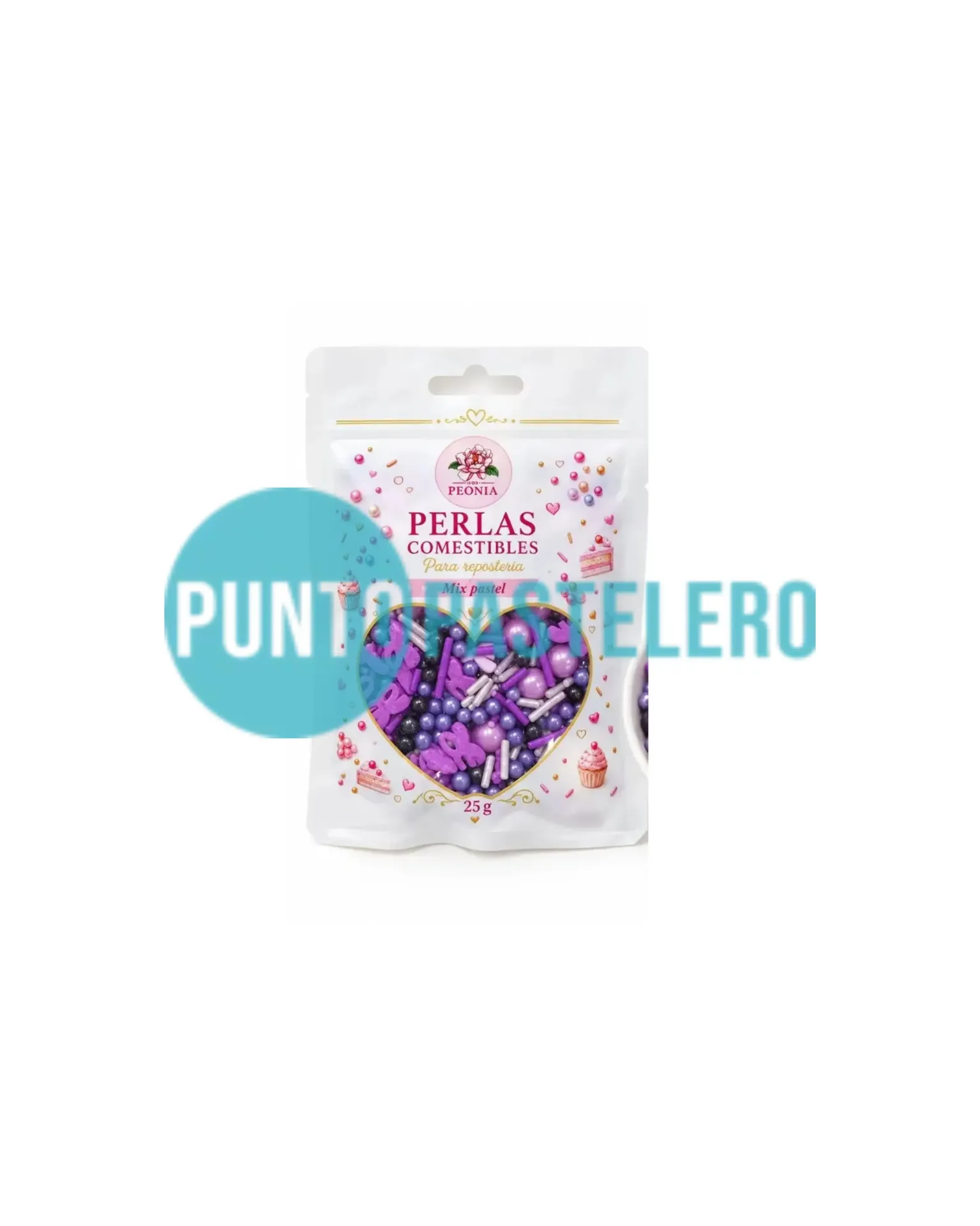 MIX SPRINKLES COMESTIBLES VIOLETA SURTIDOS (25 GR)