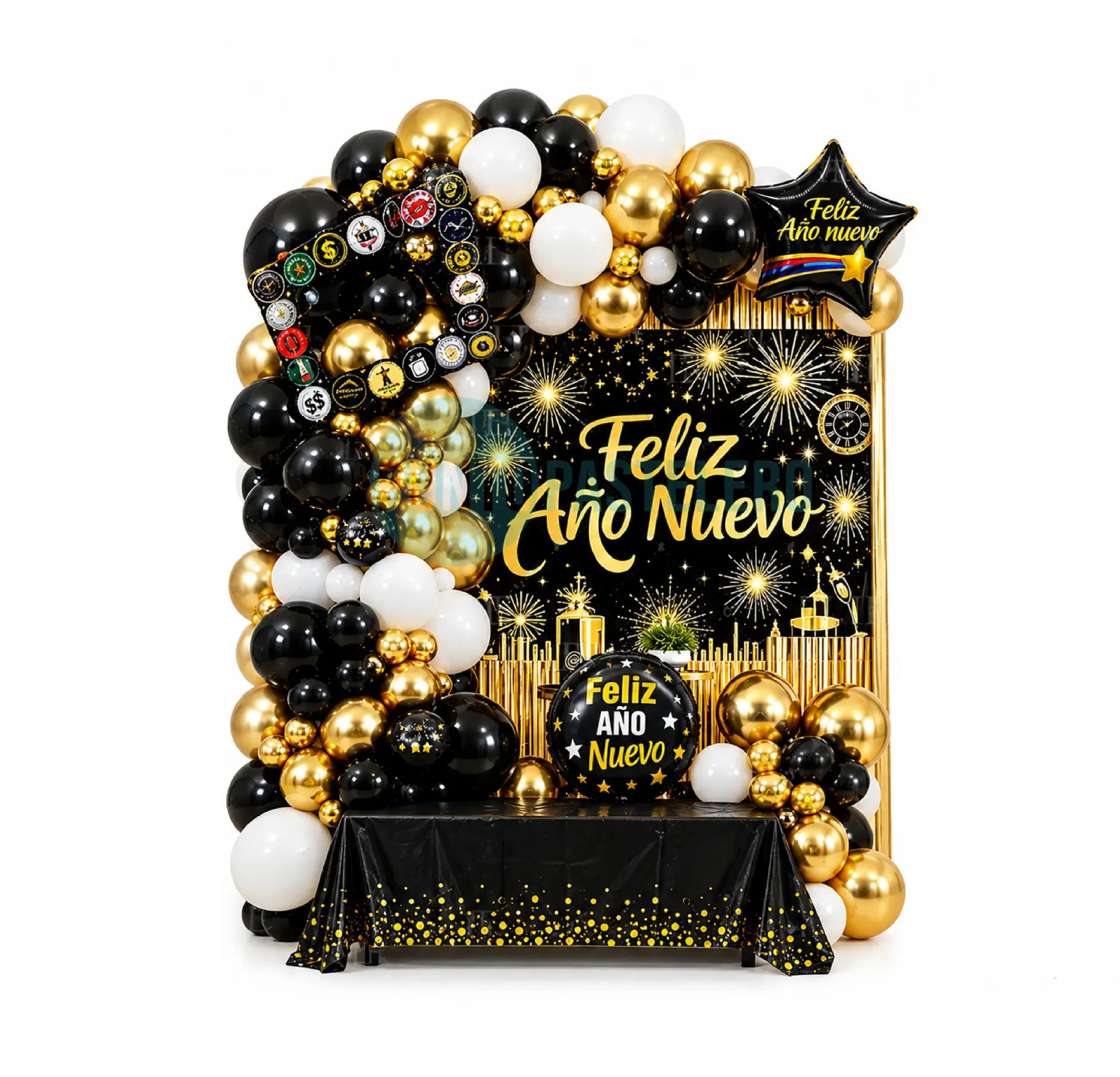 SET GLOBOS AÑO NUEVO (72 PZ)
