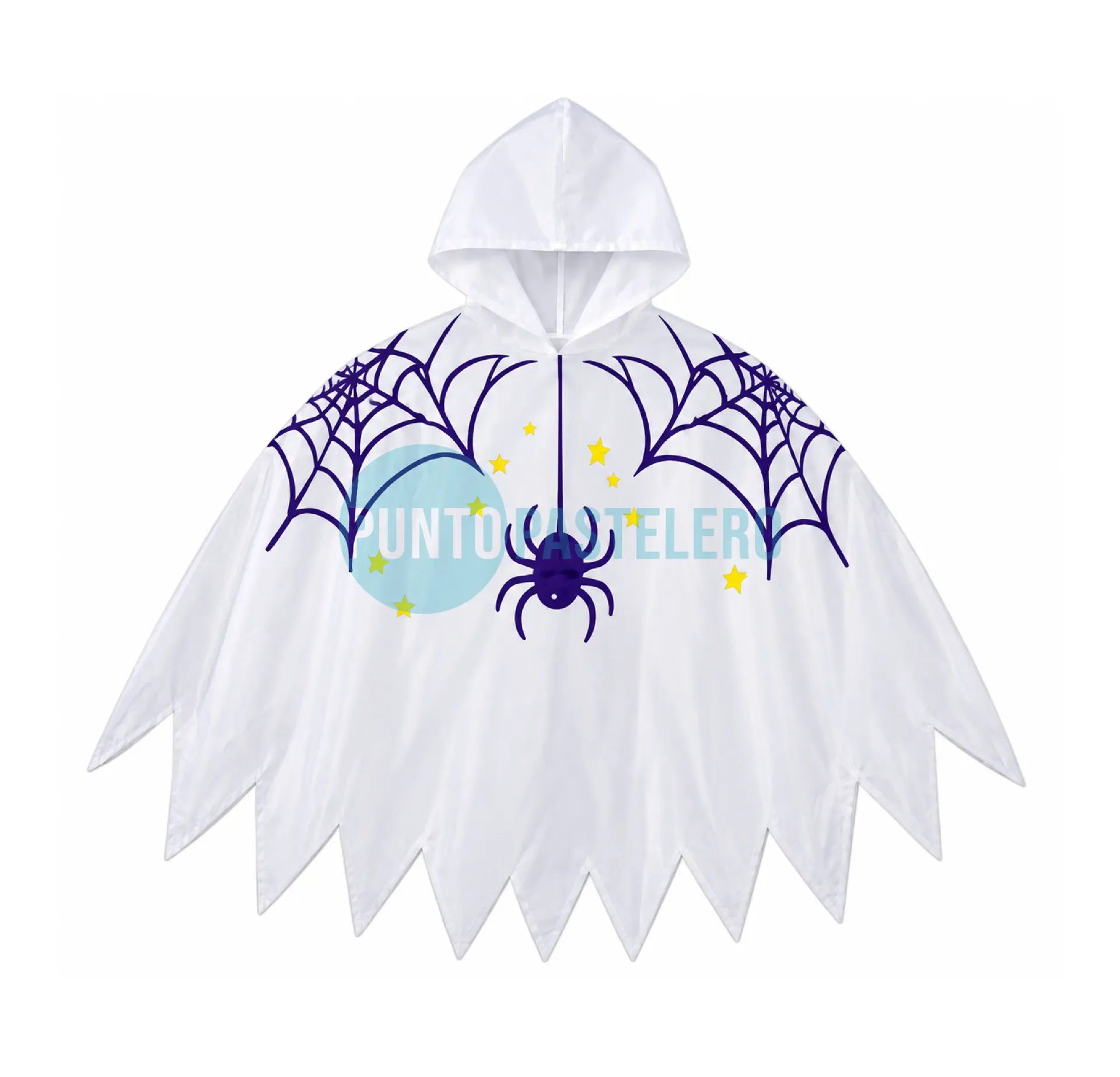 CAPA PONCHO ARAÑA BLANCA CROSTI