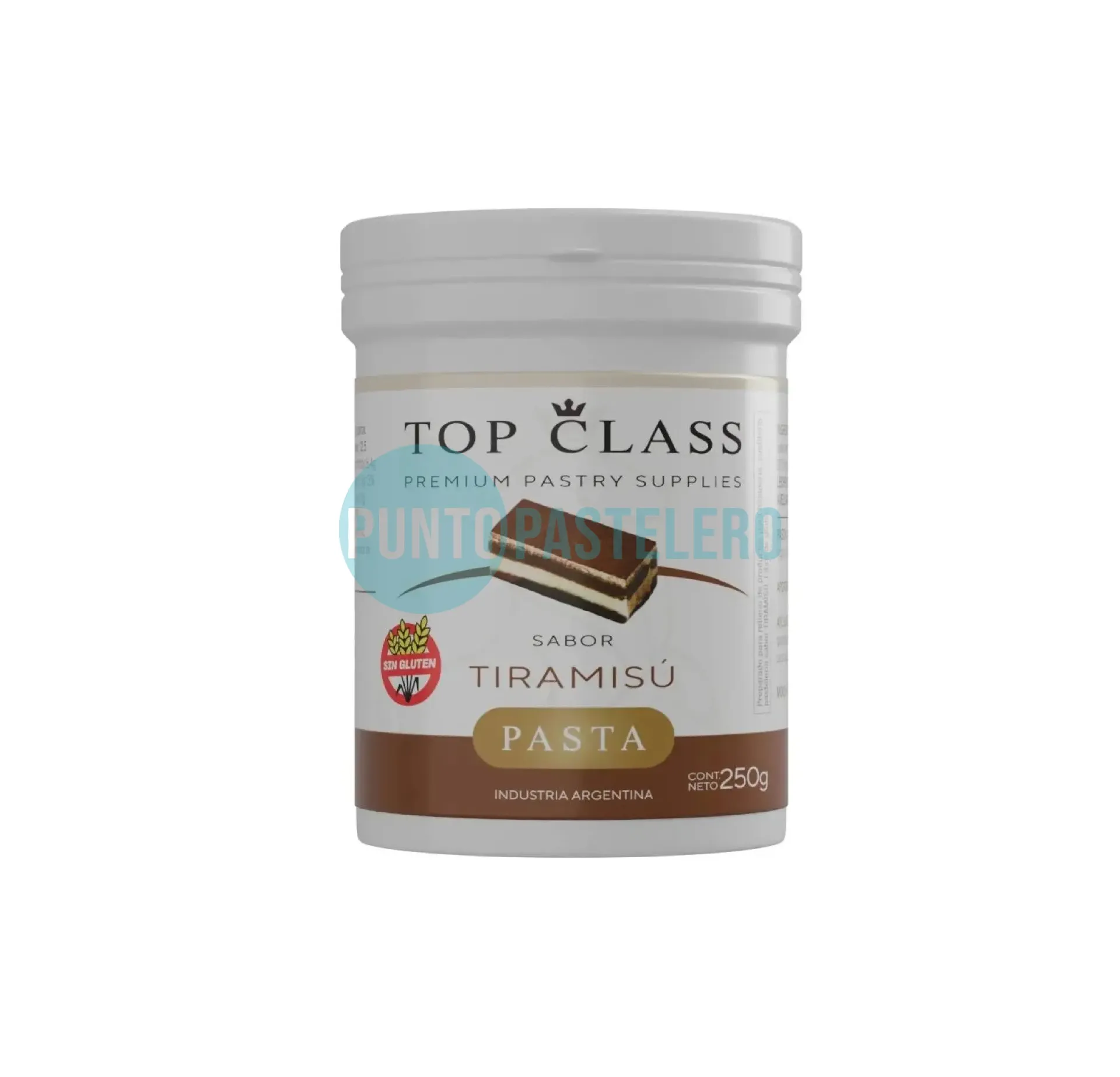 PASTA SABORIZANTE TOP CLASS TIRAMISU (X 250 GR.)