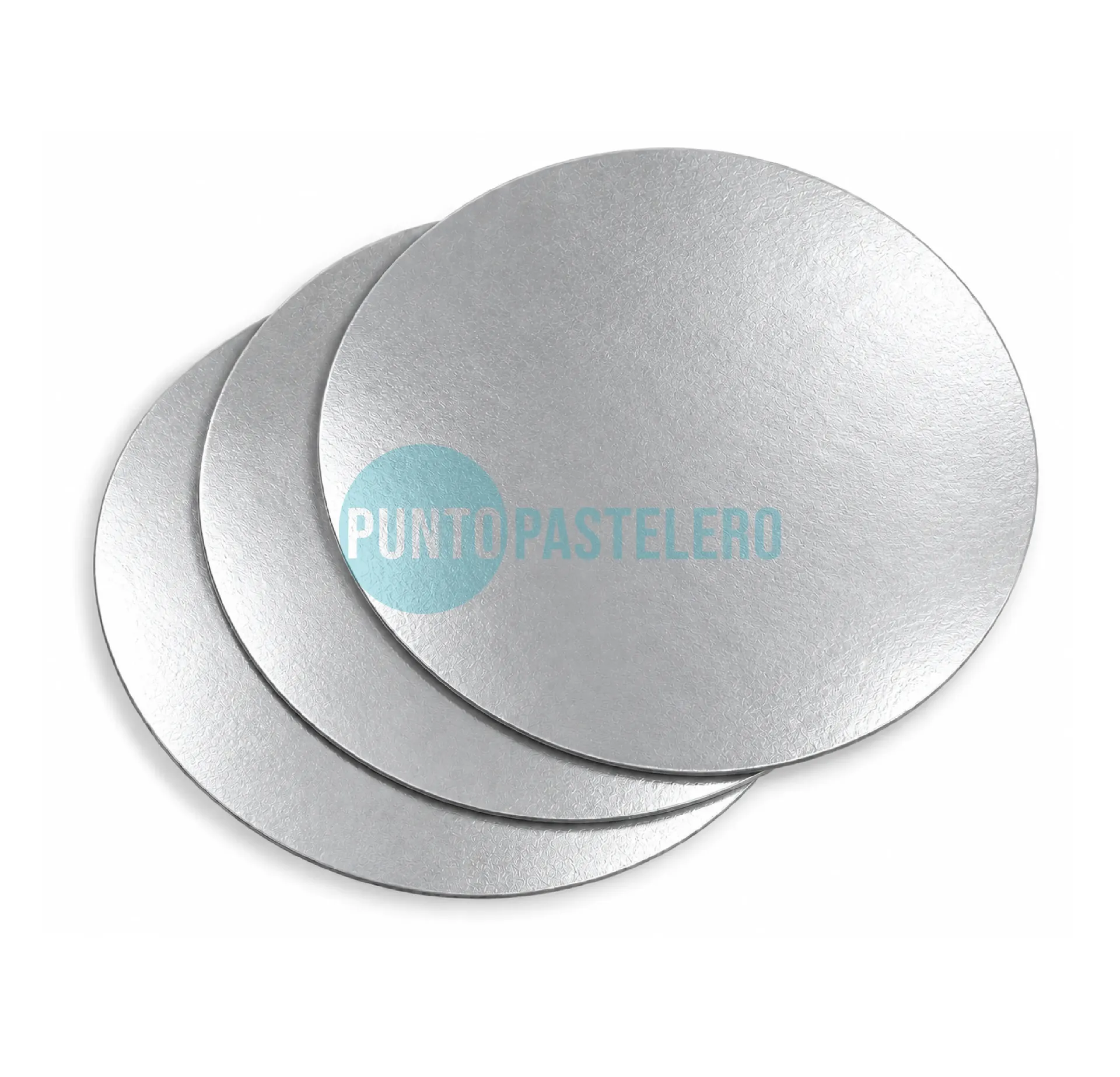 BASE FIBROPLUS PLATEADA (25 CM)