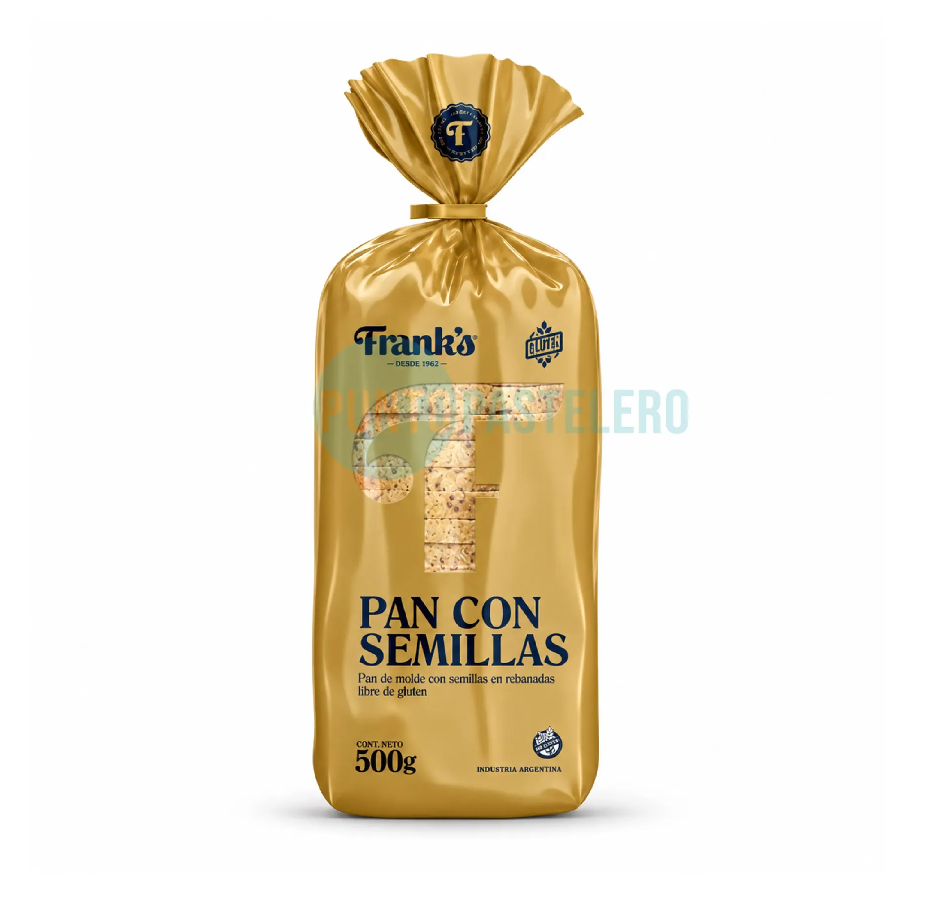 PAN DE MOLDE FRANKS CON SEMILLAS (X 500 GR.) (SIN TACC)