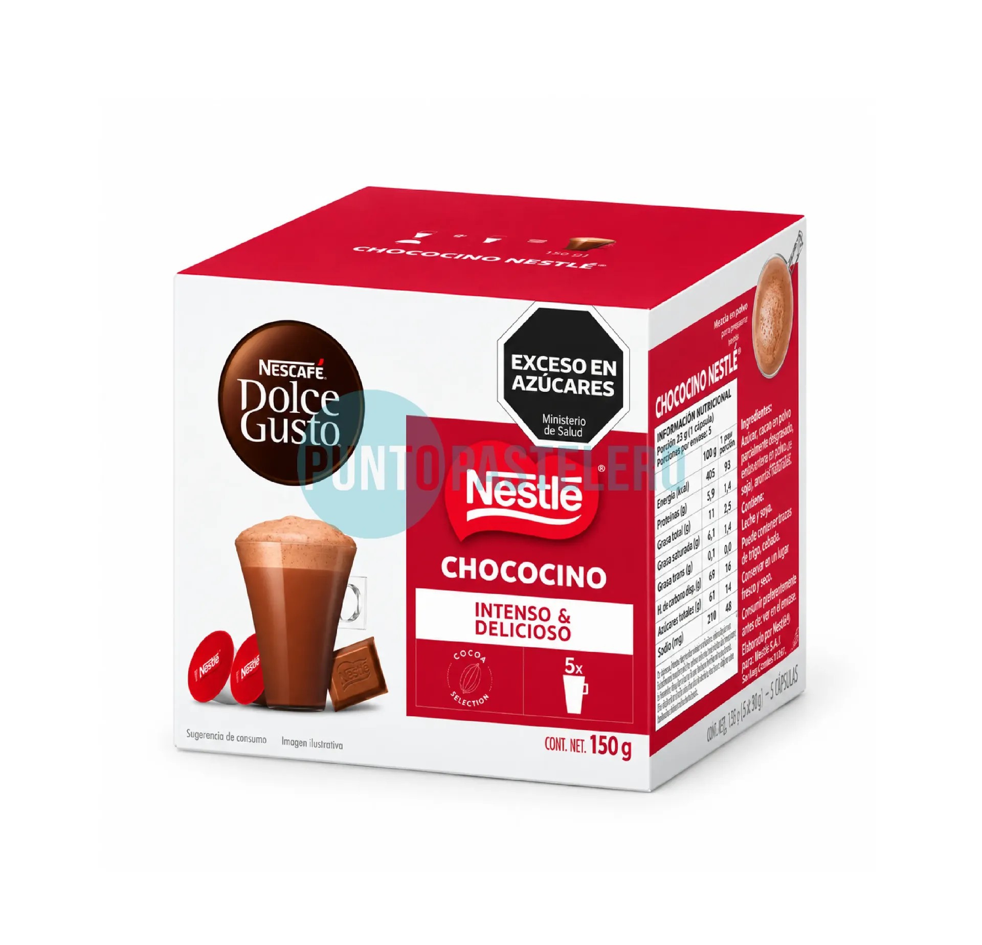 [7891000421574] CAFE EN CAPSULA DOLCE GUSTO CHOCOCHINO (X 10 U.)