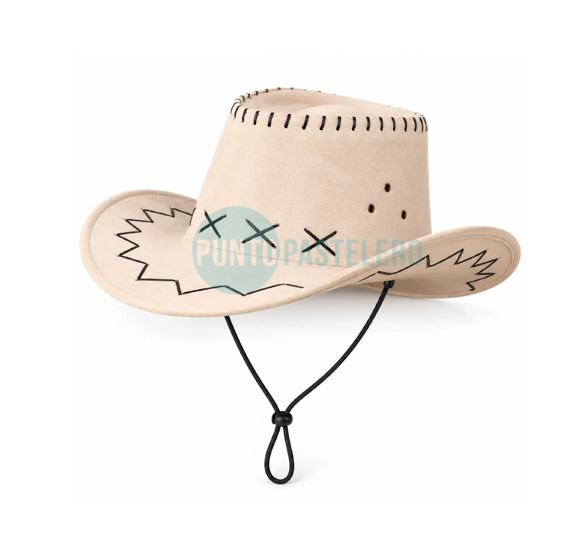 GORRO COWBOY GAMUZA BEIGE (PARTY STORE)