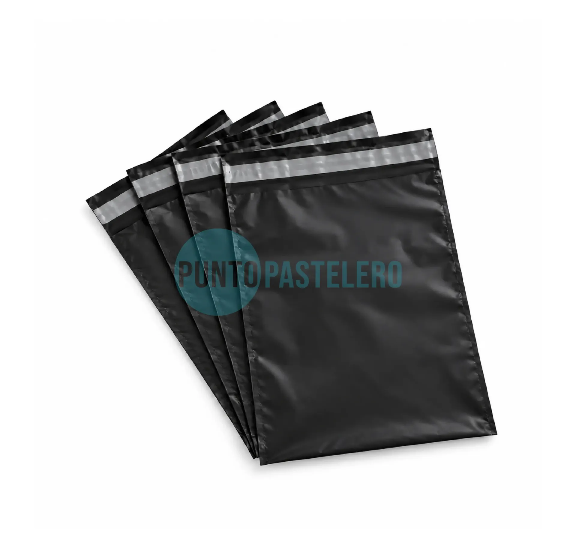 BOLSA RIÑON ECOMMERCE NEGRA (45X55 CM) (X 50 U.)
